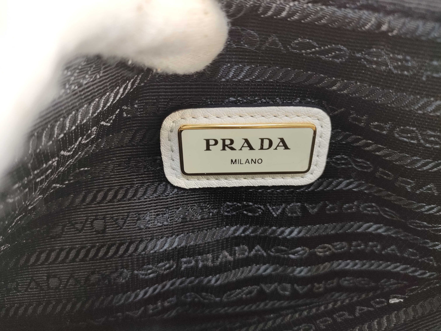 PRADA Prada Shoulder Bag White Shoulder Bag