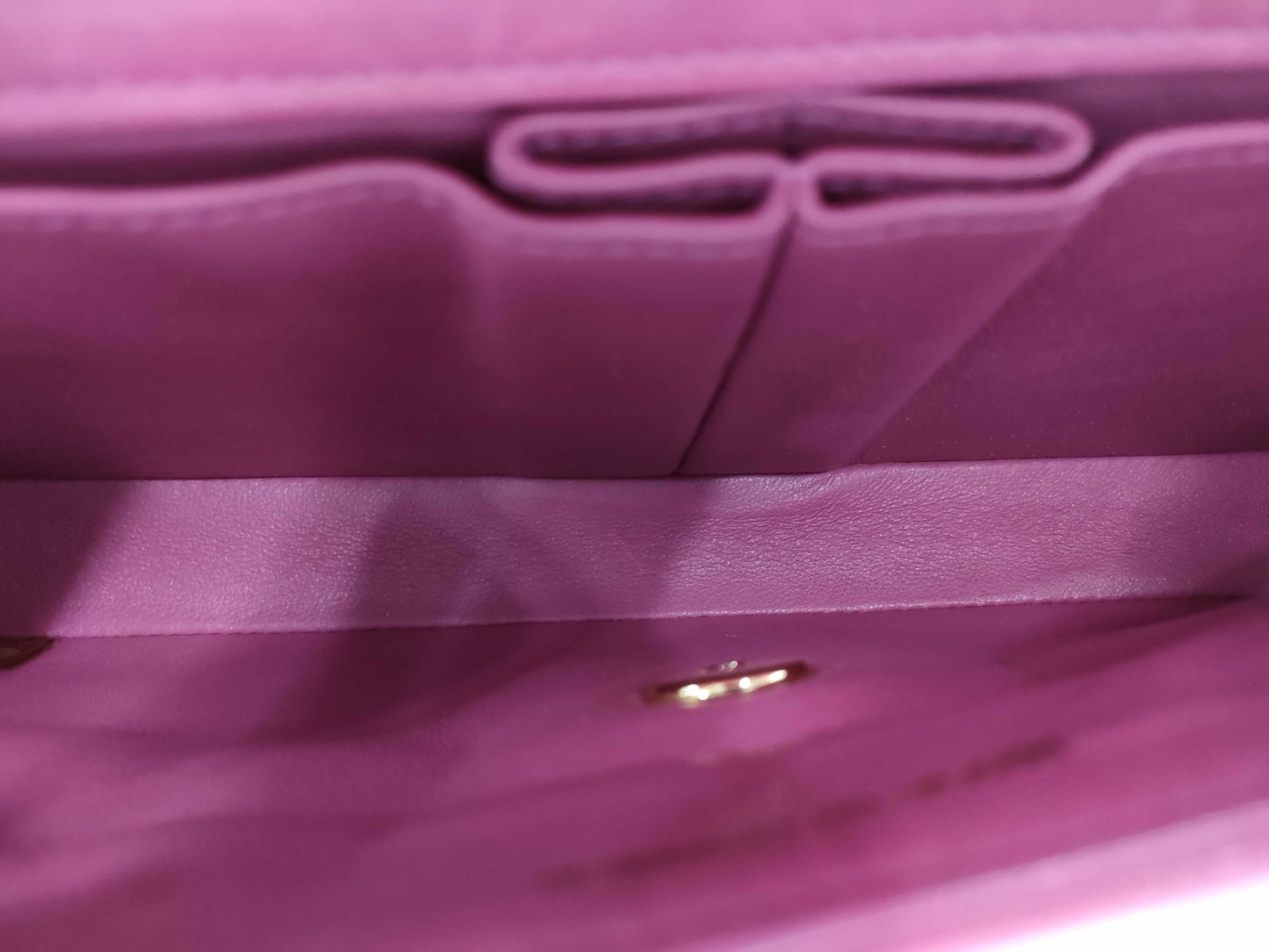 CHANEL Chocobar Chain Shoulder Bag with Turn Lock, Pink