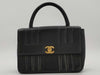 CHANEL Mademoiselle Turnlock Handbag Black