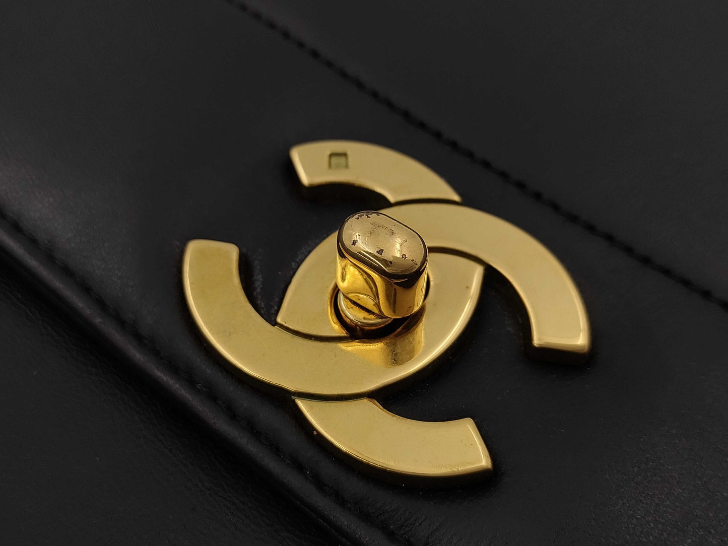 CHANEL Mademoiselle Turnlock Handbag Black
