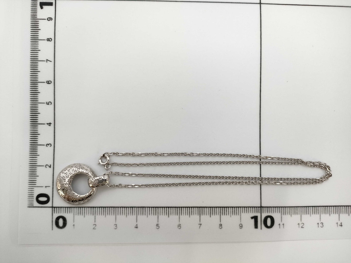 HERMES Toubous WG 750 11.5g Necklace
