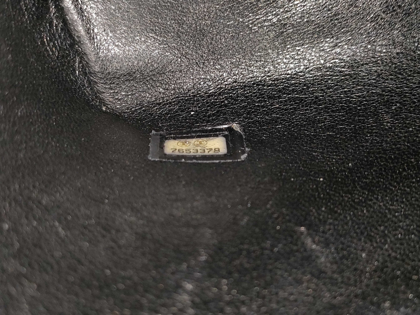 CHANEL Caviar Skin Matelasse Handbag, No. 7