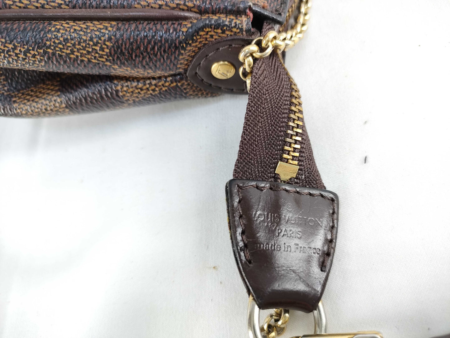 LOUIS VUITTON Damier Eva Shoulder Bag N55213 DU1192