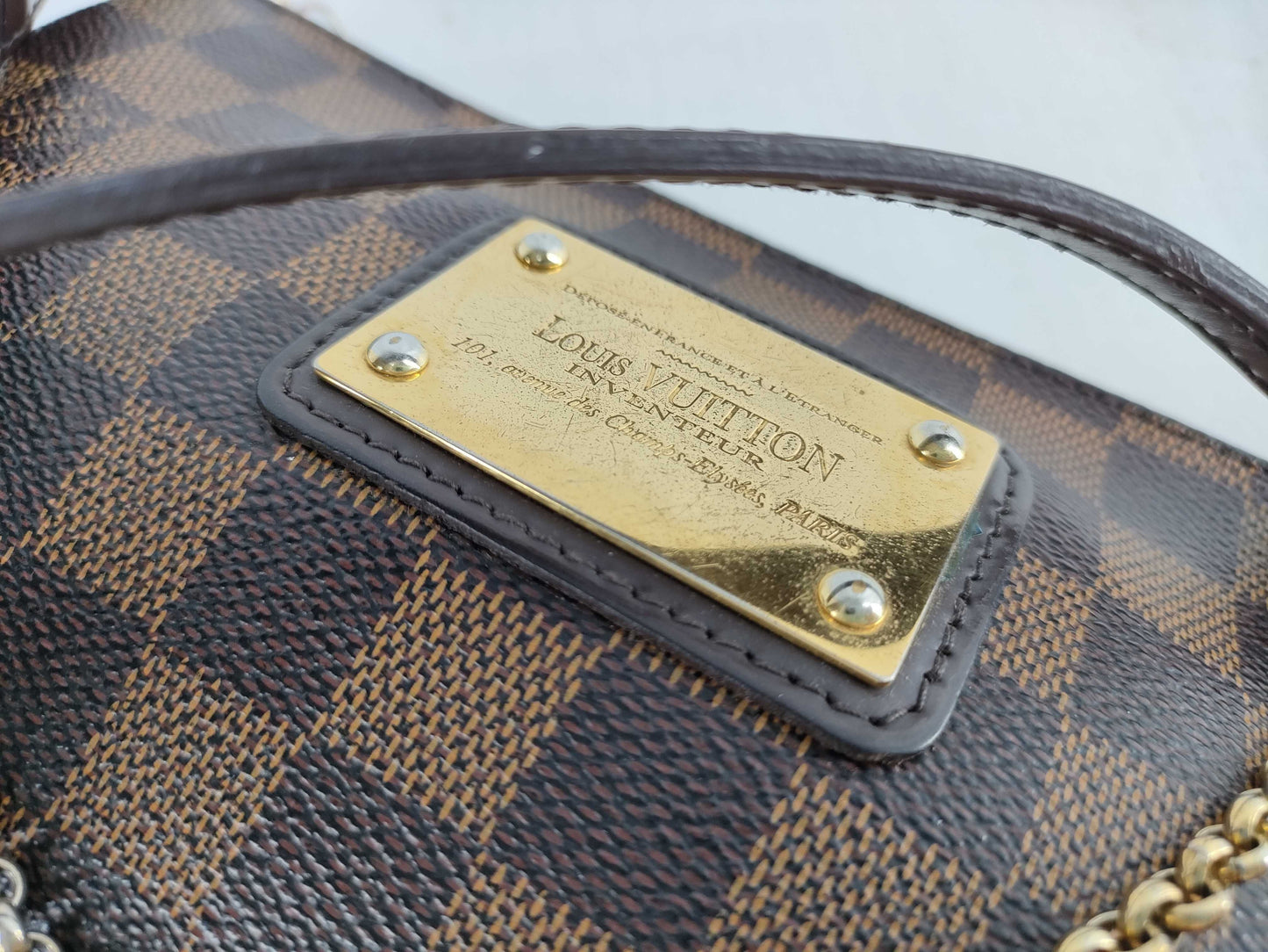 LOUIS VUITTON Damier Eva Shoulder Bag N55213 DU1192