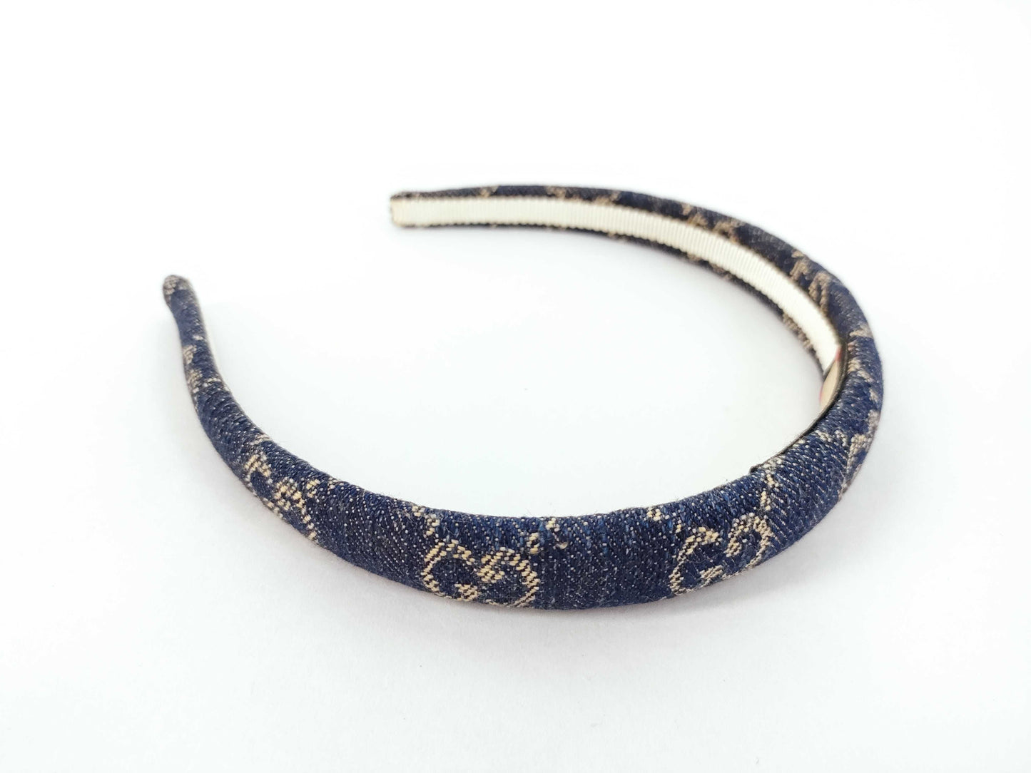 GUCCI GUCCI 652835 Eco Washed Denim Hairband/Headband Hair Accessory