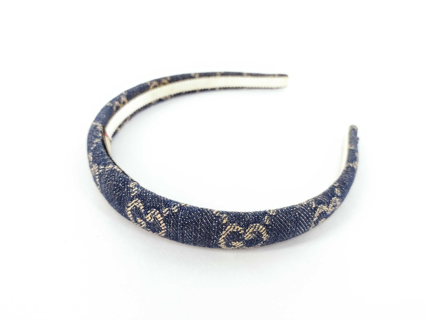 GUCCI GUCCI 652835 Eco Washed Denim Hairband/Headband Hair Accessory