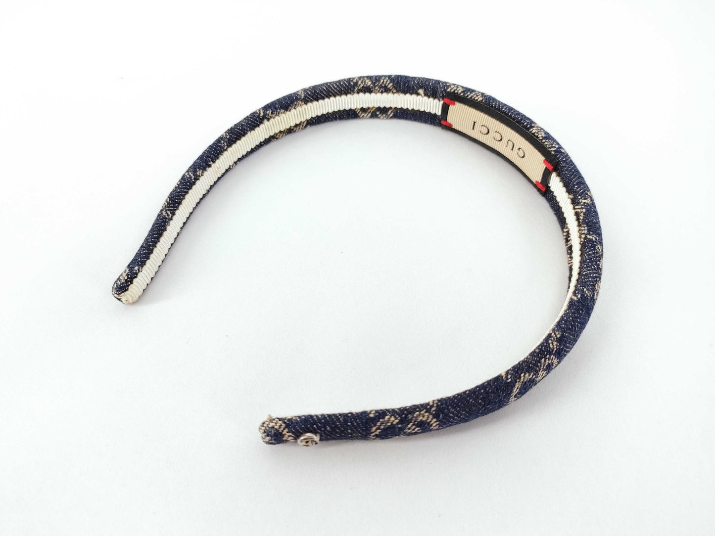 GUCCI GUCCI 652835 Eco Washed Denim Hairband/Headband Hair Accessory