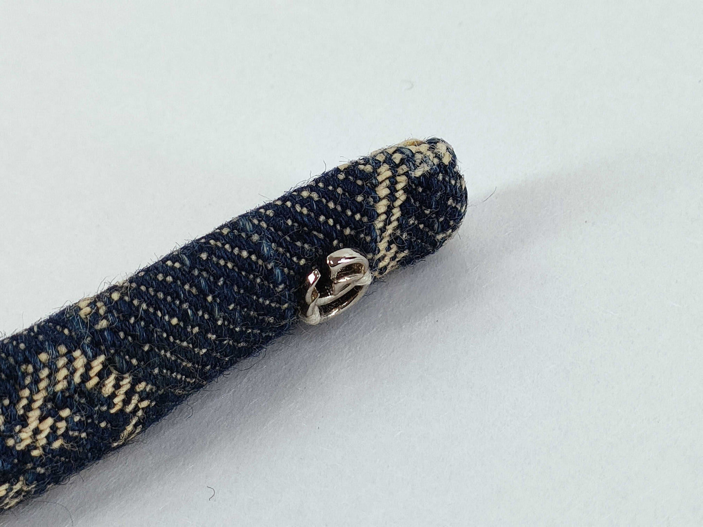 GUCCI GUCCI 652835 Eco Washed Denim Hairband/Headband Hair Accessory