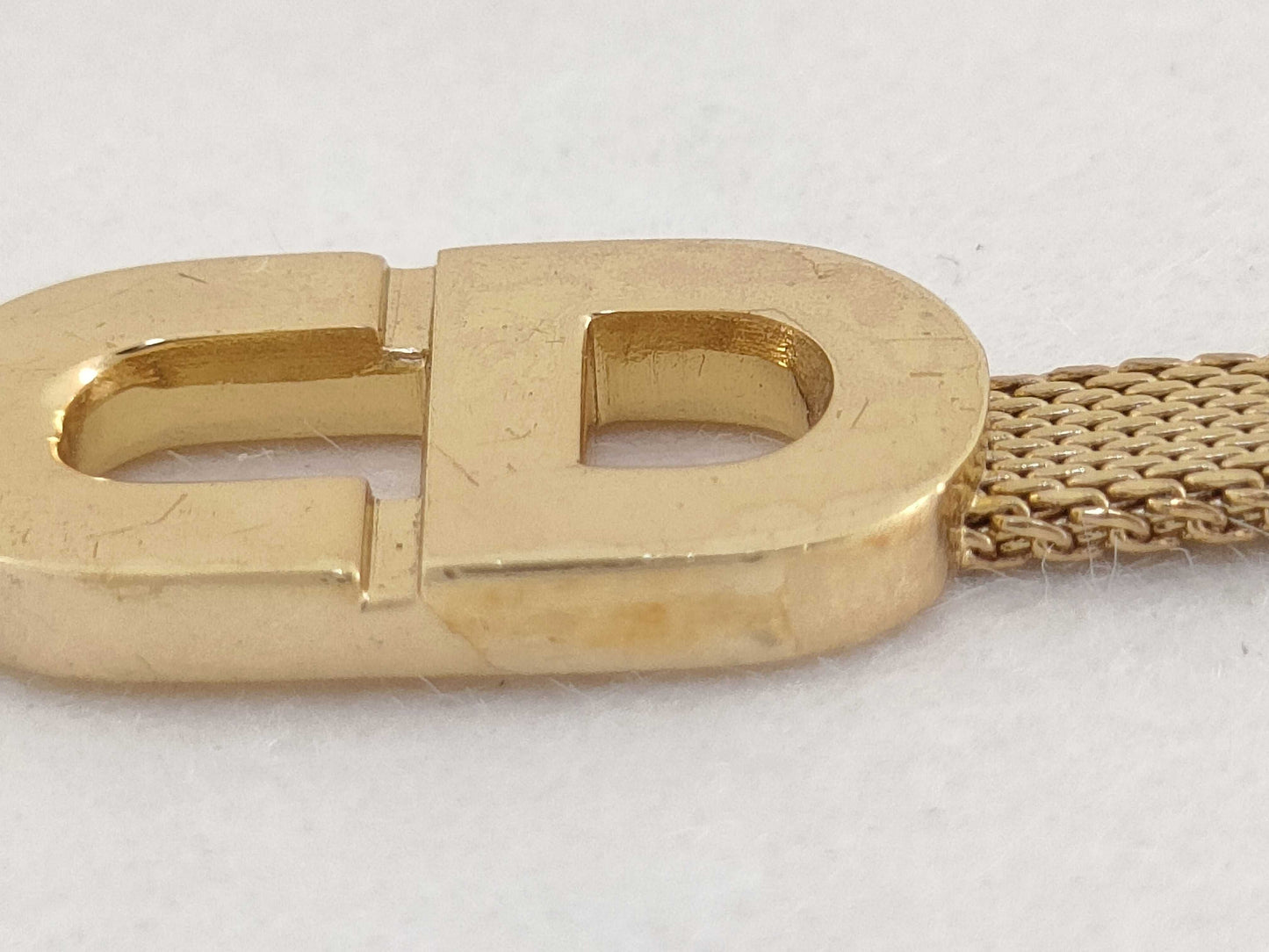 Dior Christian Dior CD Logo Vintage Bracelet Bracelet Bangle