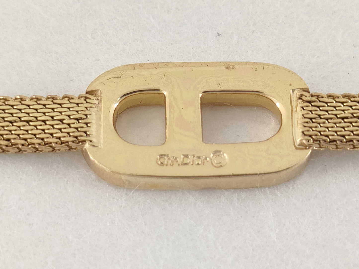 Dior Christian Dior CD Logo Vintage Bracelet Bracelet Bangle