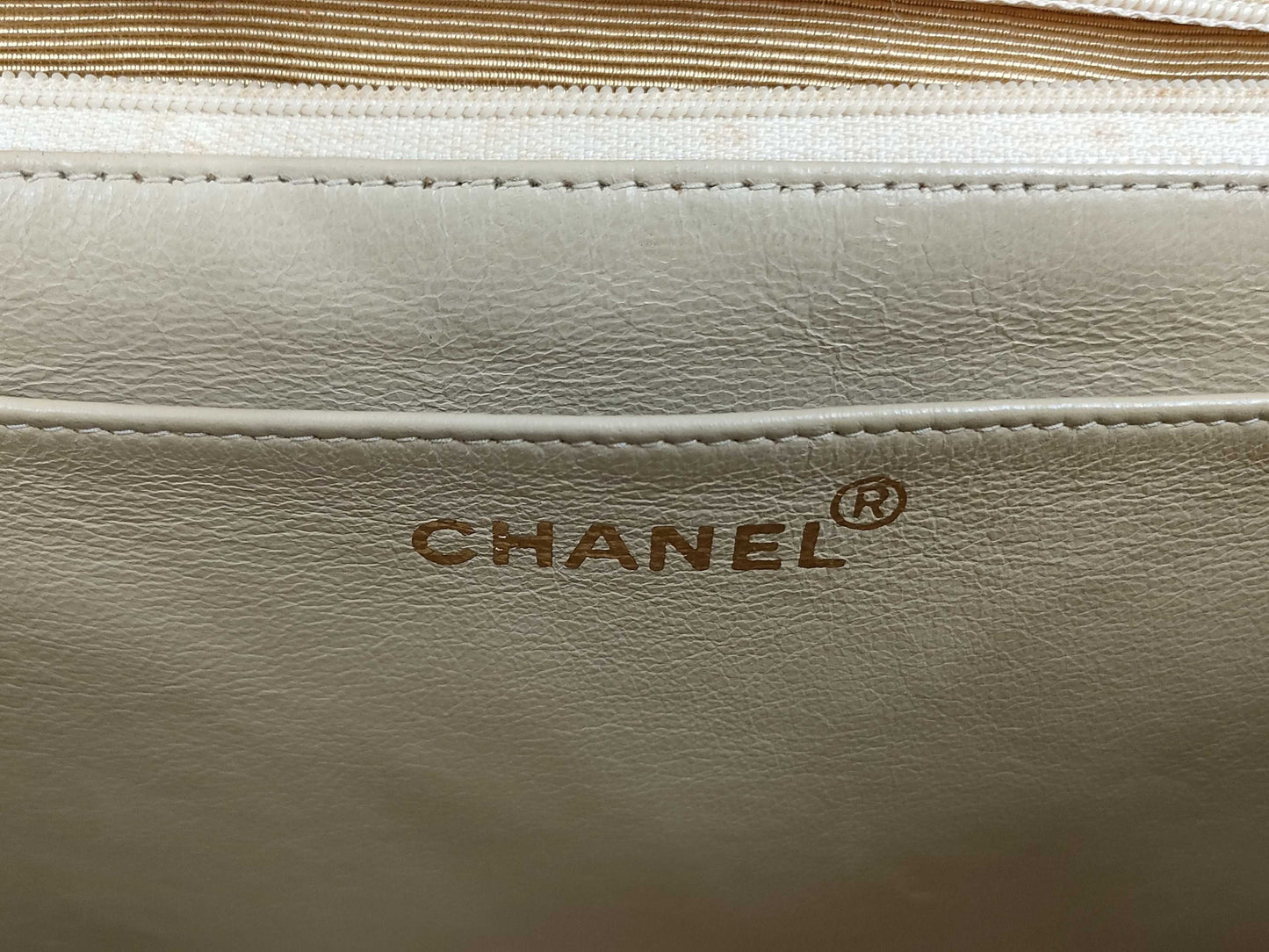 CHANEL Deca Matelasse Logo Shoulder Bag
