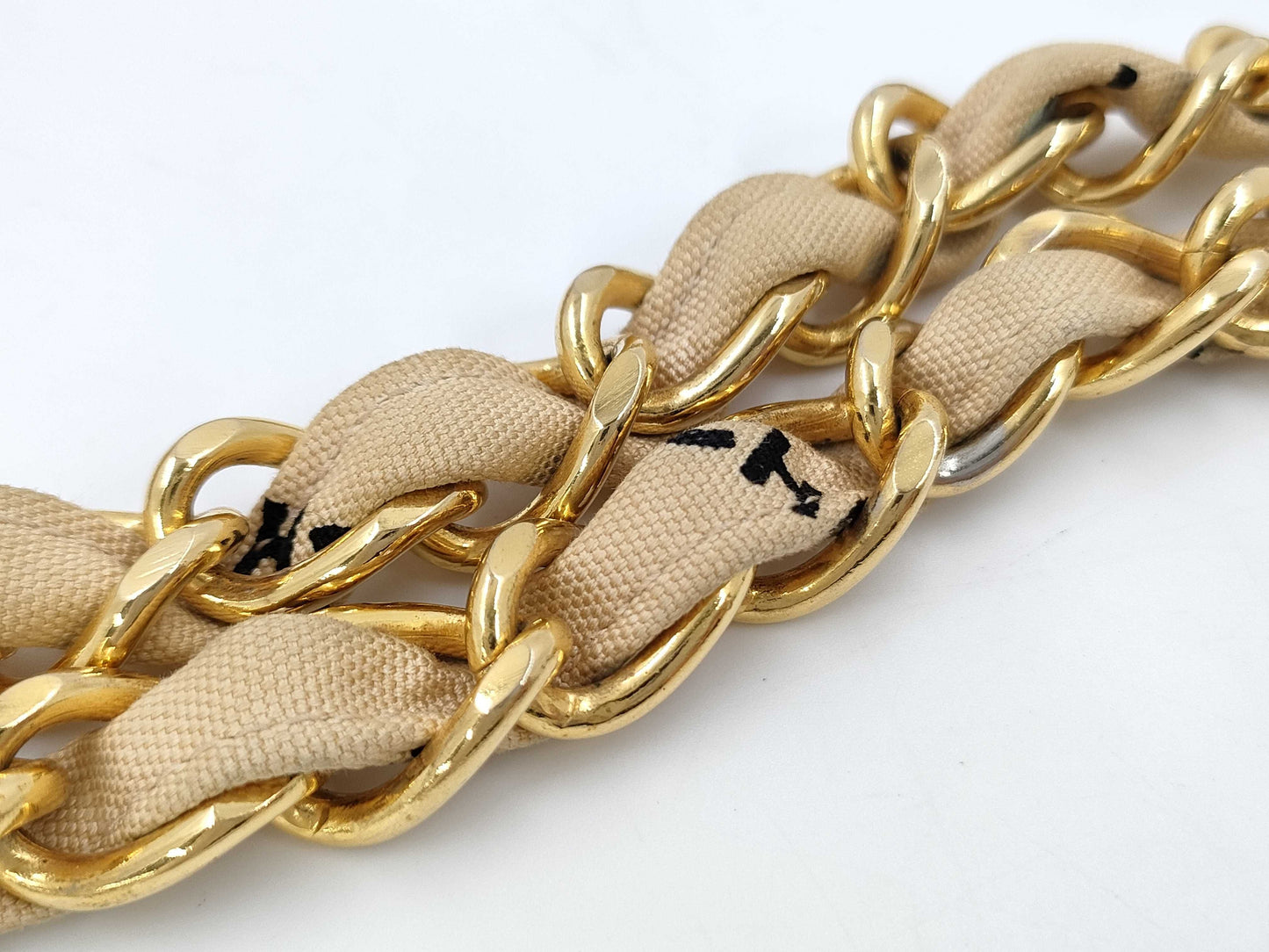 CHANEL Deca Matelasse Logo Shoulder Bag