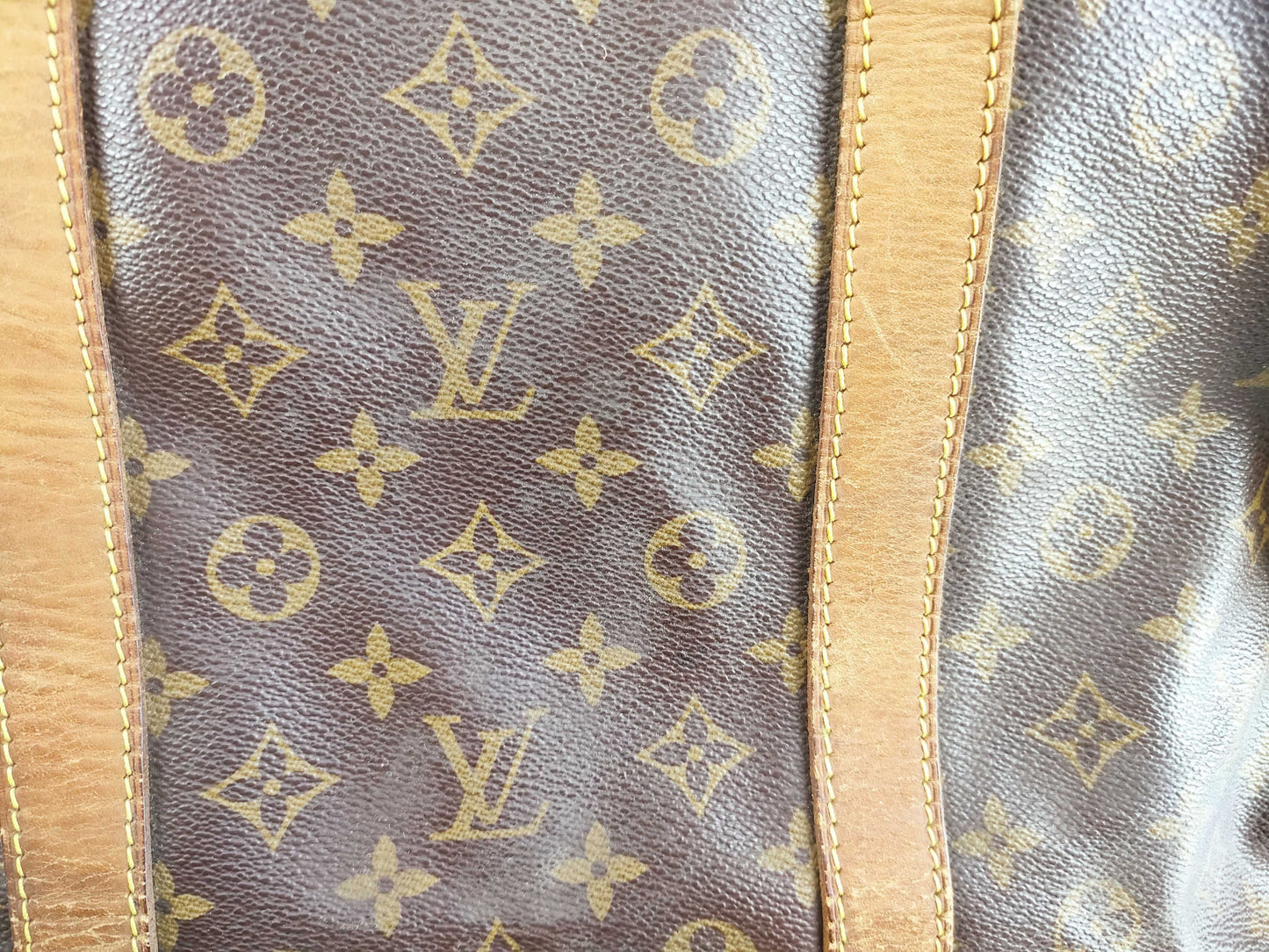 LOUIS VUITTON Monogram Keepall Bandouliere Boston Bag