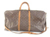 LOUIS VUITTON Monogram Keepall Bandouliere Boston Bag