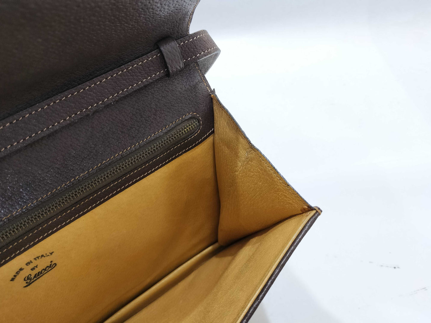 GUCCI GG Canvas Vintage Gucci Shoulder Bag/Clutch Bag