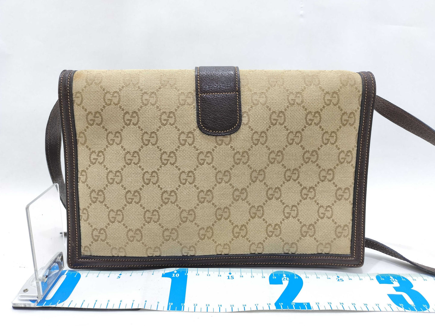 GUCCI GG Canvas Vintage Gucci Shoulder Bag/Clutch Bag