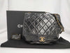 CHANEL Matelasse Shoulder Bag, Vintage Calfskin, Black, 20 Series