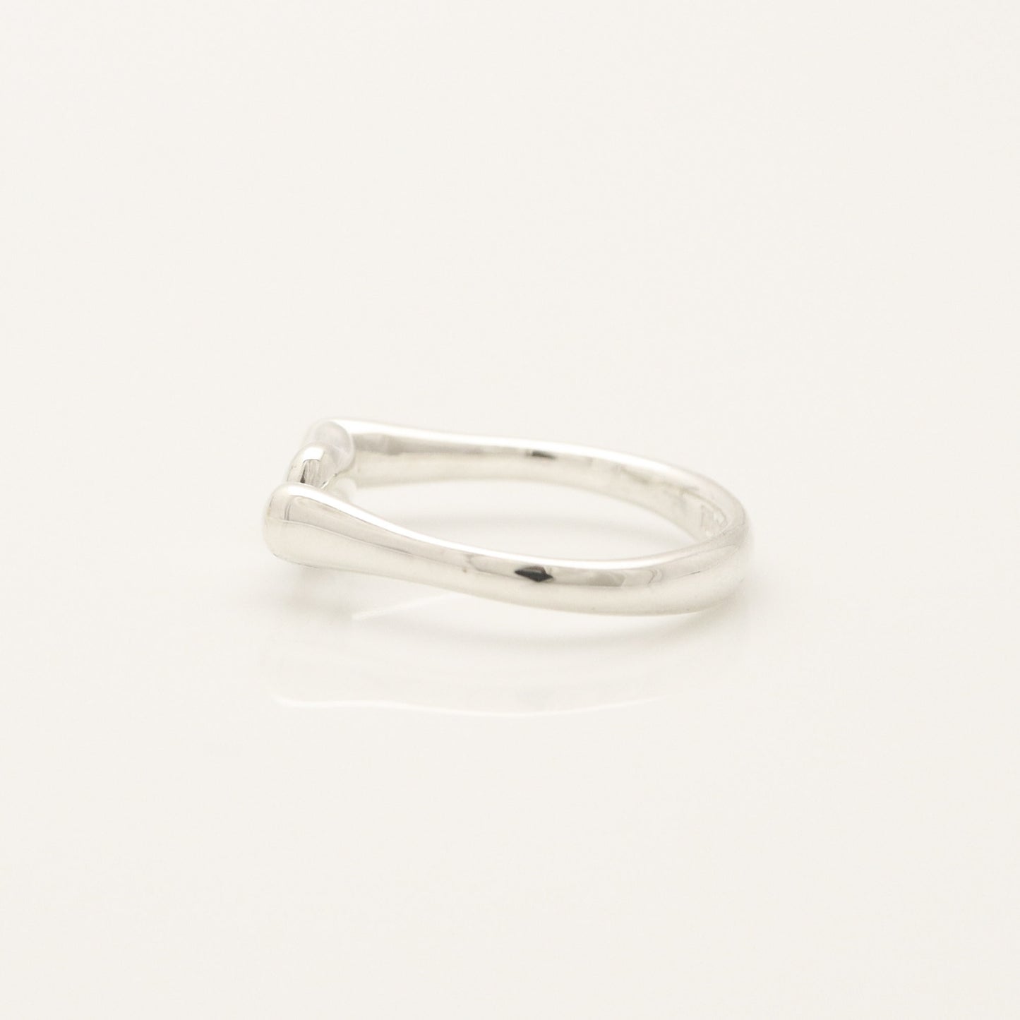 Tiffany & Co. Tiffany Bean Ring, 925 Sterling Silver, SV925, Weight: 2.76g