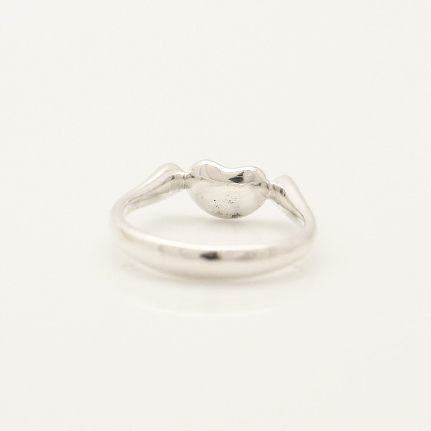Tiffany & Co. Tiffany Bean Ring, 925 Sterling Silver, SV925, Weight: 2.76g