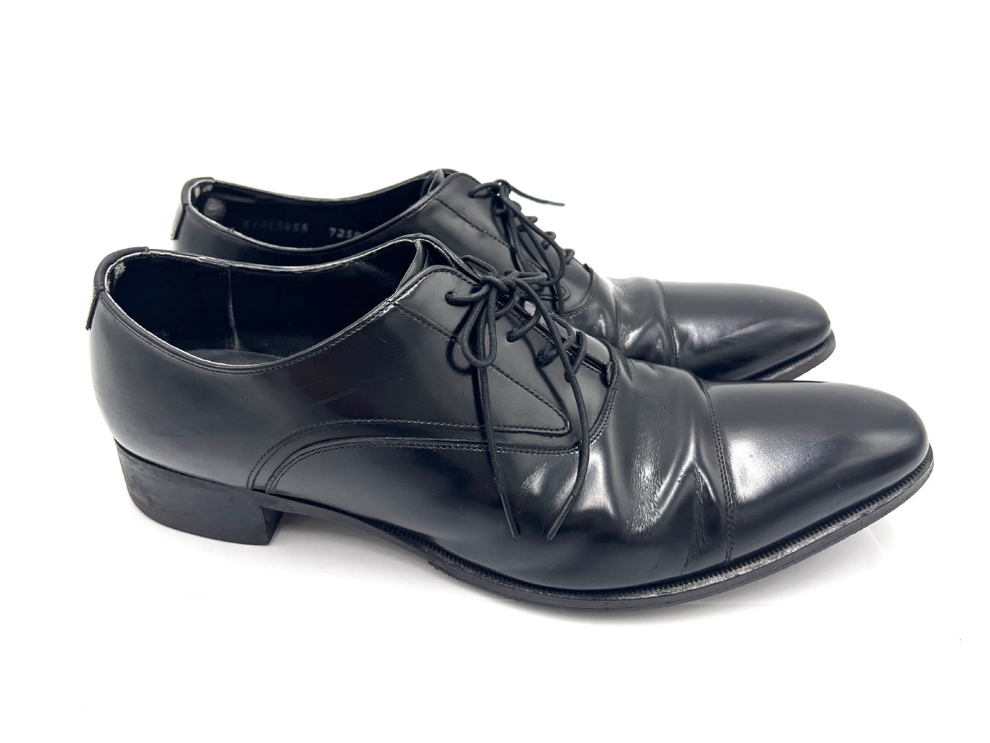 REGAL 725R Straight Tip Leather Black Size 26 1/2 Business Shoes