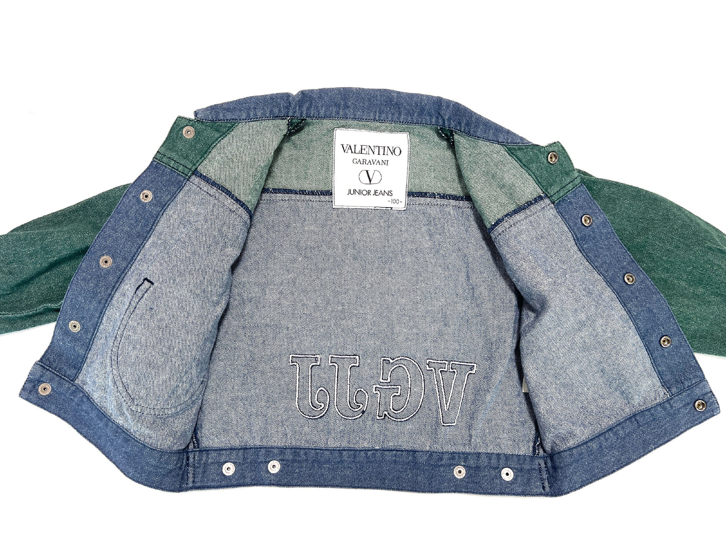 VALENTINO Valentino Garavani Kids Denim Jacket Size 100 Jacket