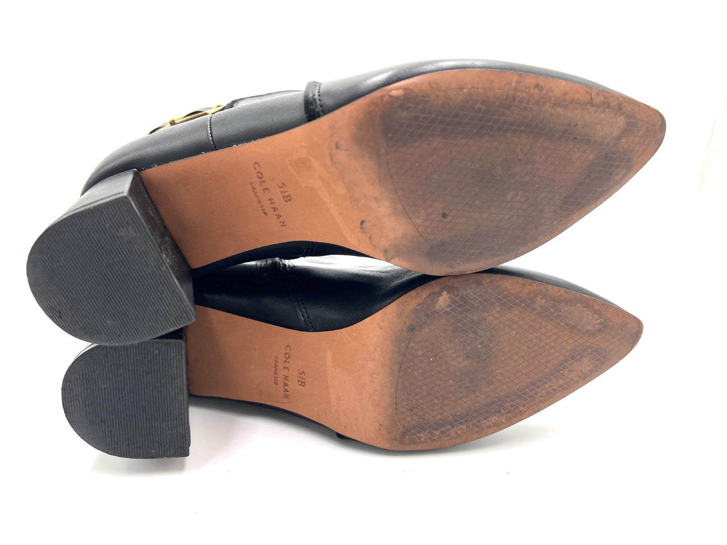 Cole Haan Leather Modern Classics Etty Bootie, Black, Size 5 1/2, Other Shoes