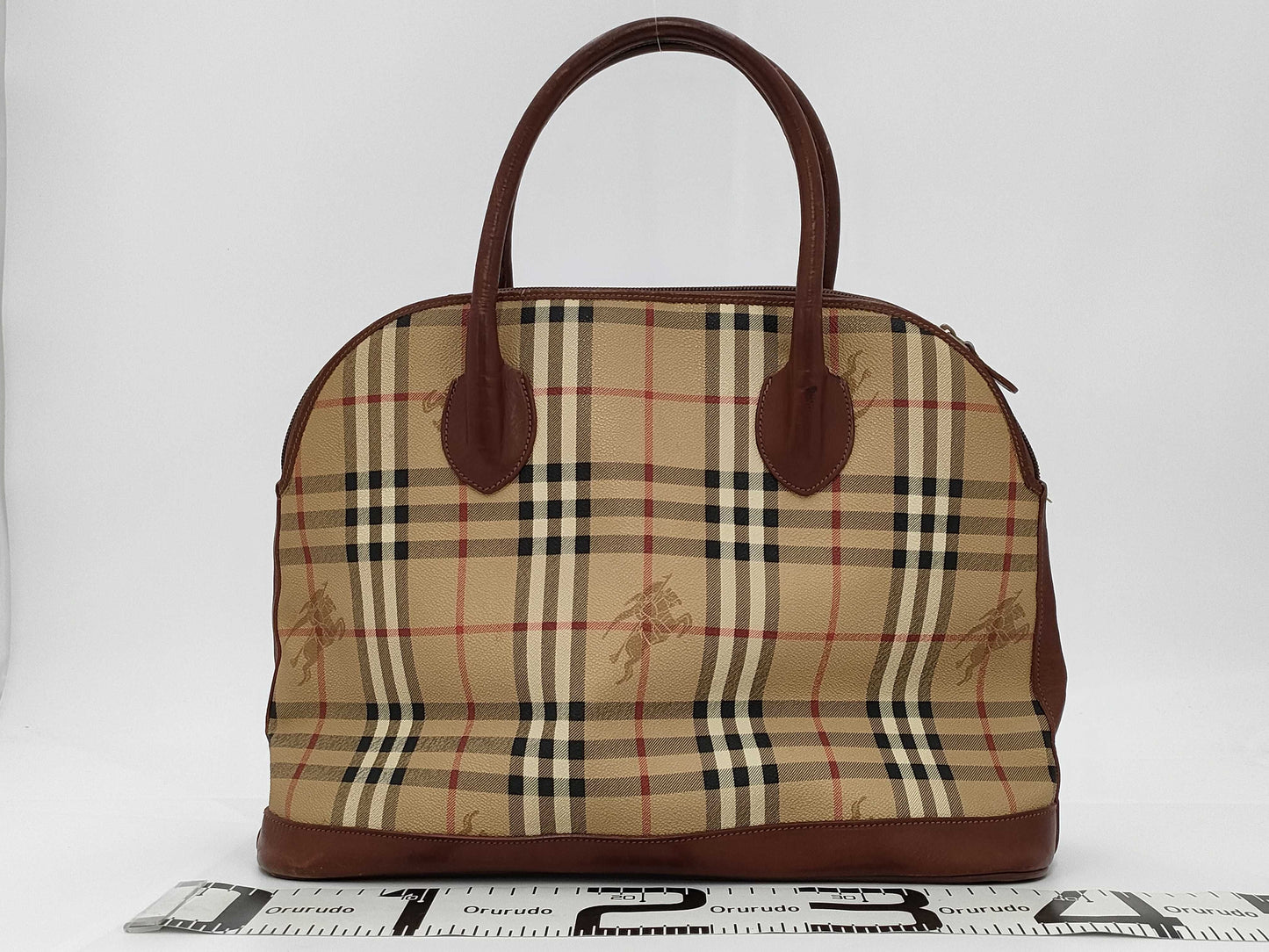 Burberrys Nova Check PVC Handbag