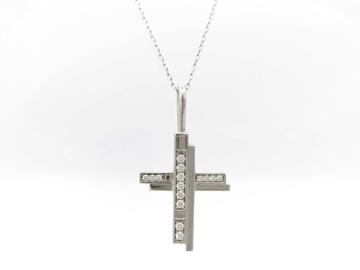 HARRY WINSTON Traffic by Harry Diamond PT950/PT850 4.0g Necklace
