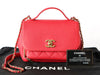 CHANEL Business Affinity Small Caviar Skin 2-Way Handbag, Pink, Seal, No. 24