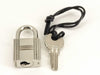 HERMES HERMES Cadena and Key Set, Key Padlock, Silver, with Leather Cord, Other Accessories