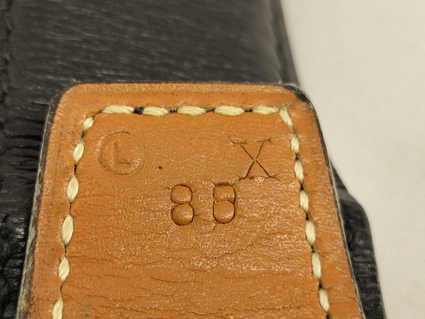 HERMES HERMES Constance Belt H Buckle ○L 85 Belt Brown x Black Belt