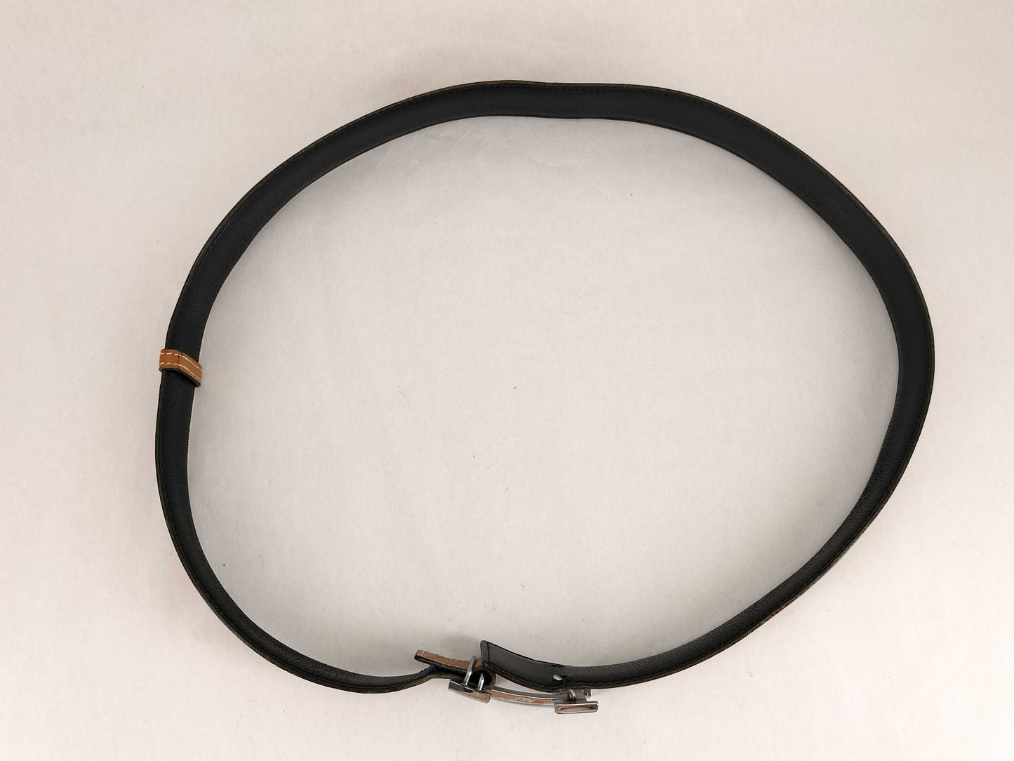 HERMES HERMES Constance Belt H Buckle ○L 85 Belt Brown x Black Belt