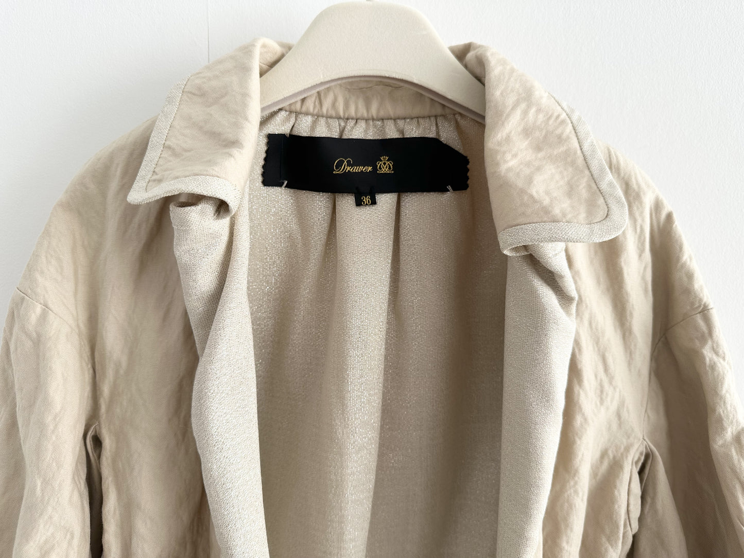 Drawer Gathered Jacket, Size 36