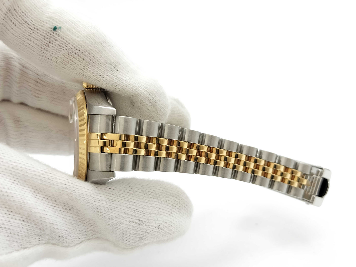 ROLEX Datejust 79173 K139292 Green Jade 2BR Women's Watch