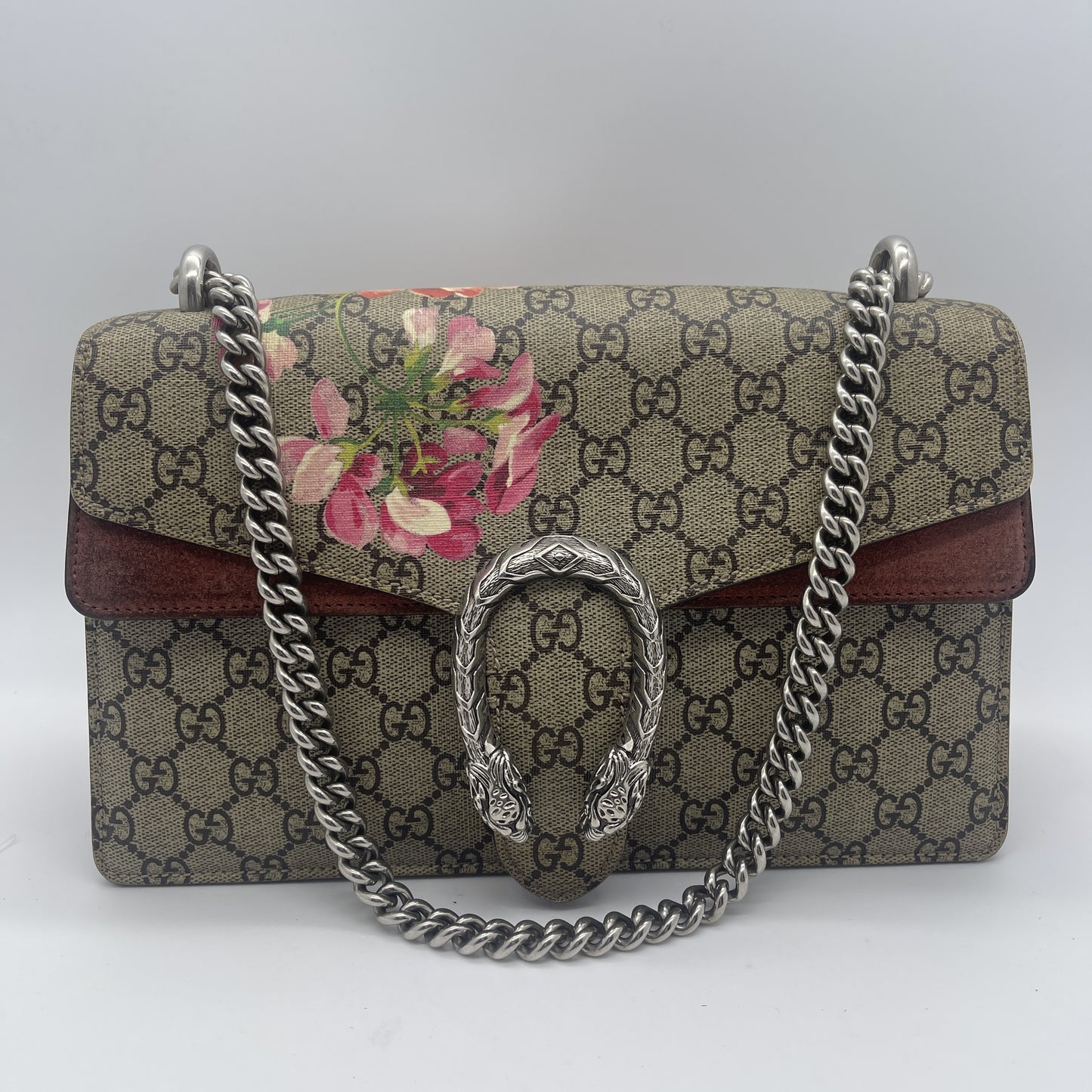 GUCCI GG Supreme Floral Dionysus Shoulder Bag
