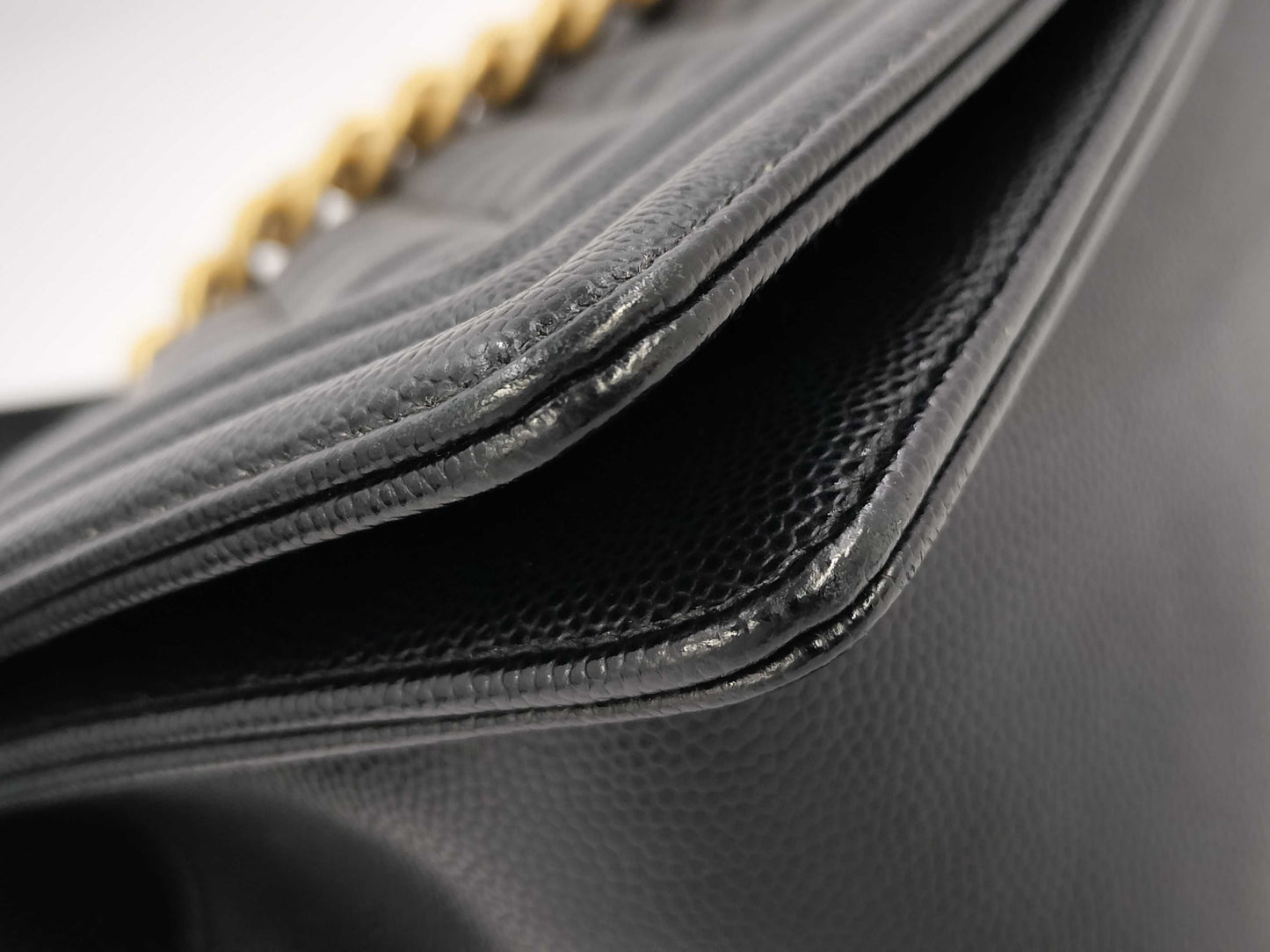 CHANEL Boy Caviar 26 series shoulder bag