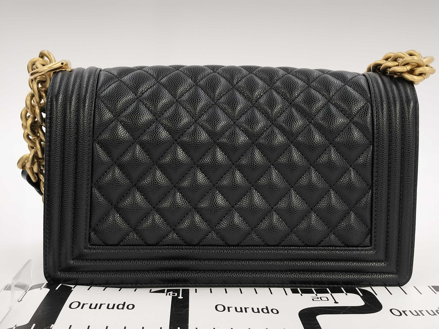 CHANEL Boy Caviar 26 series shoulder bag