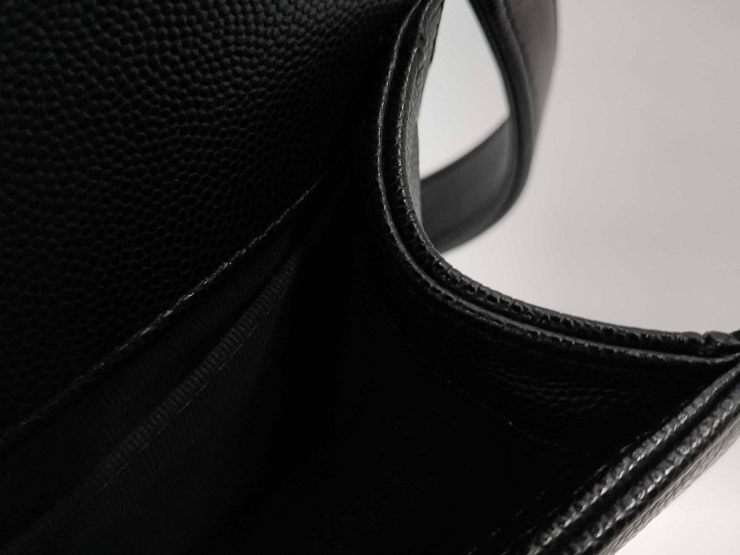 CHANEL Boy Caviar Black Shoulder Bag