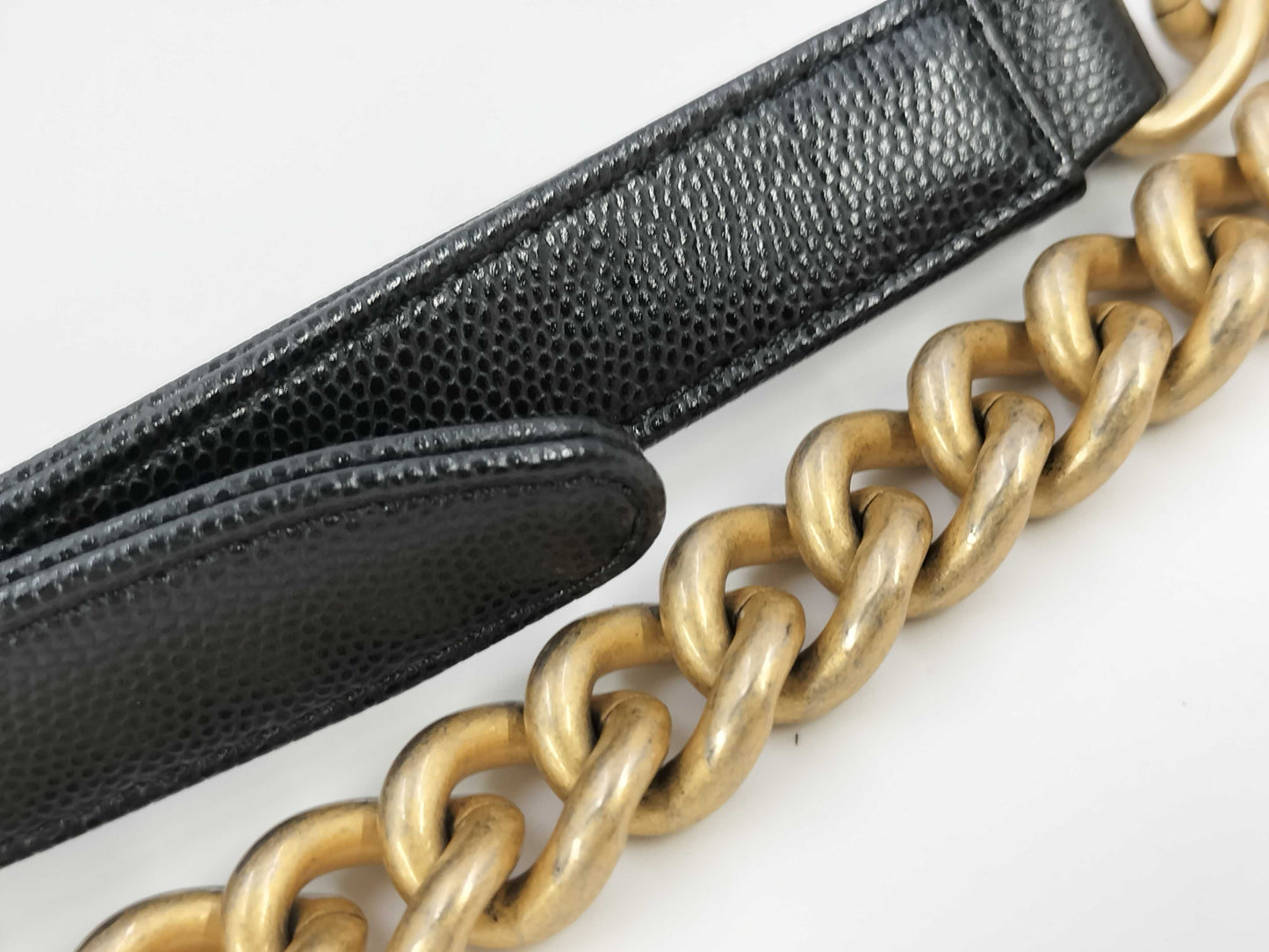 CHANEL Boy Caviar Black Shoulder Bag