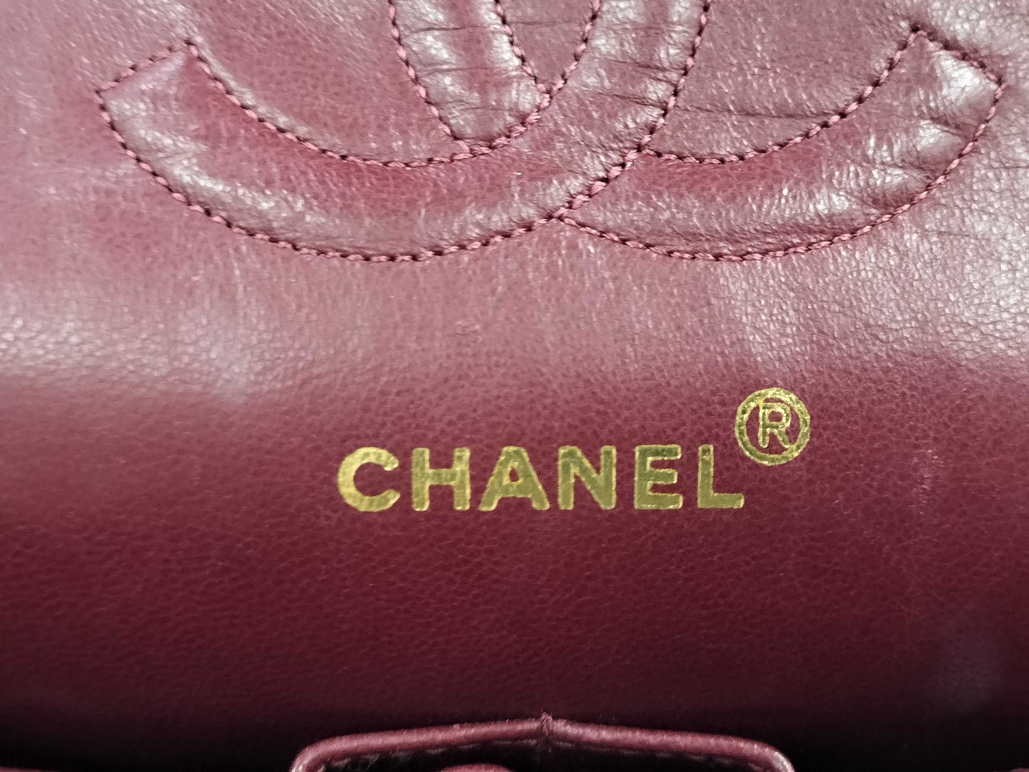 CHANEL Lambskin Matelasse Chain Shoulder Bag