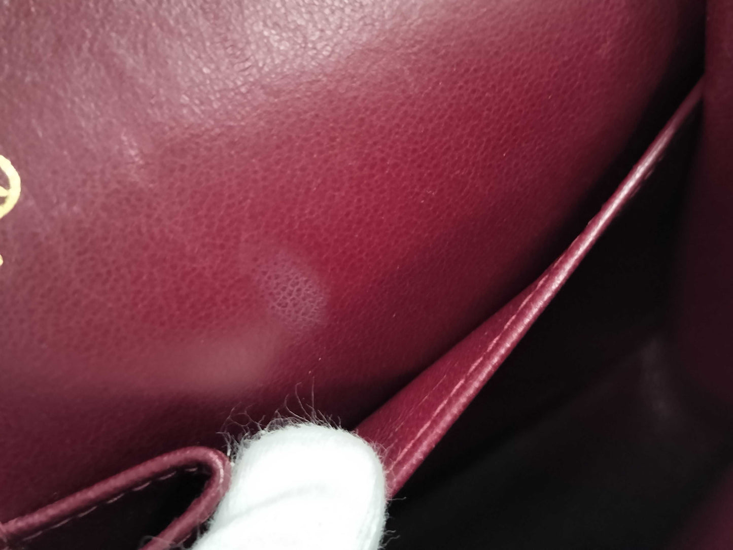 CHANEL Lambskin Matelasse Chain Shoulder Bag