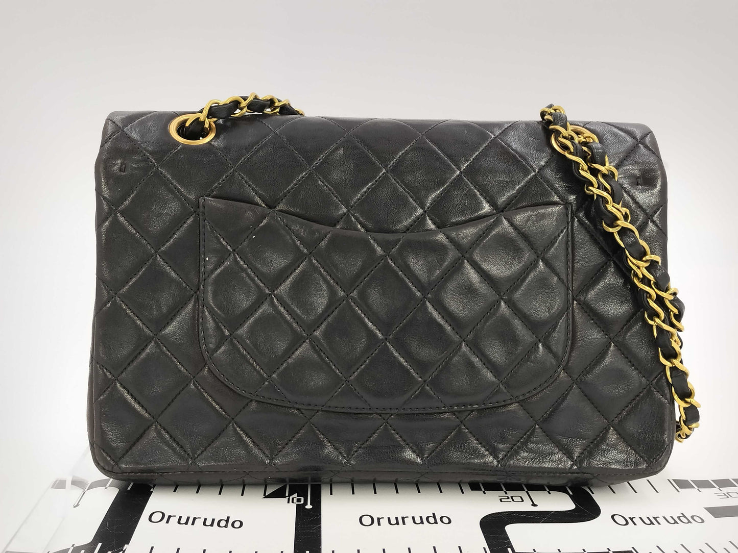 CHANEL Lambskin Matelasse Chain Shoulder Bag