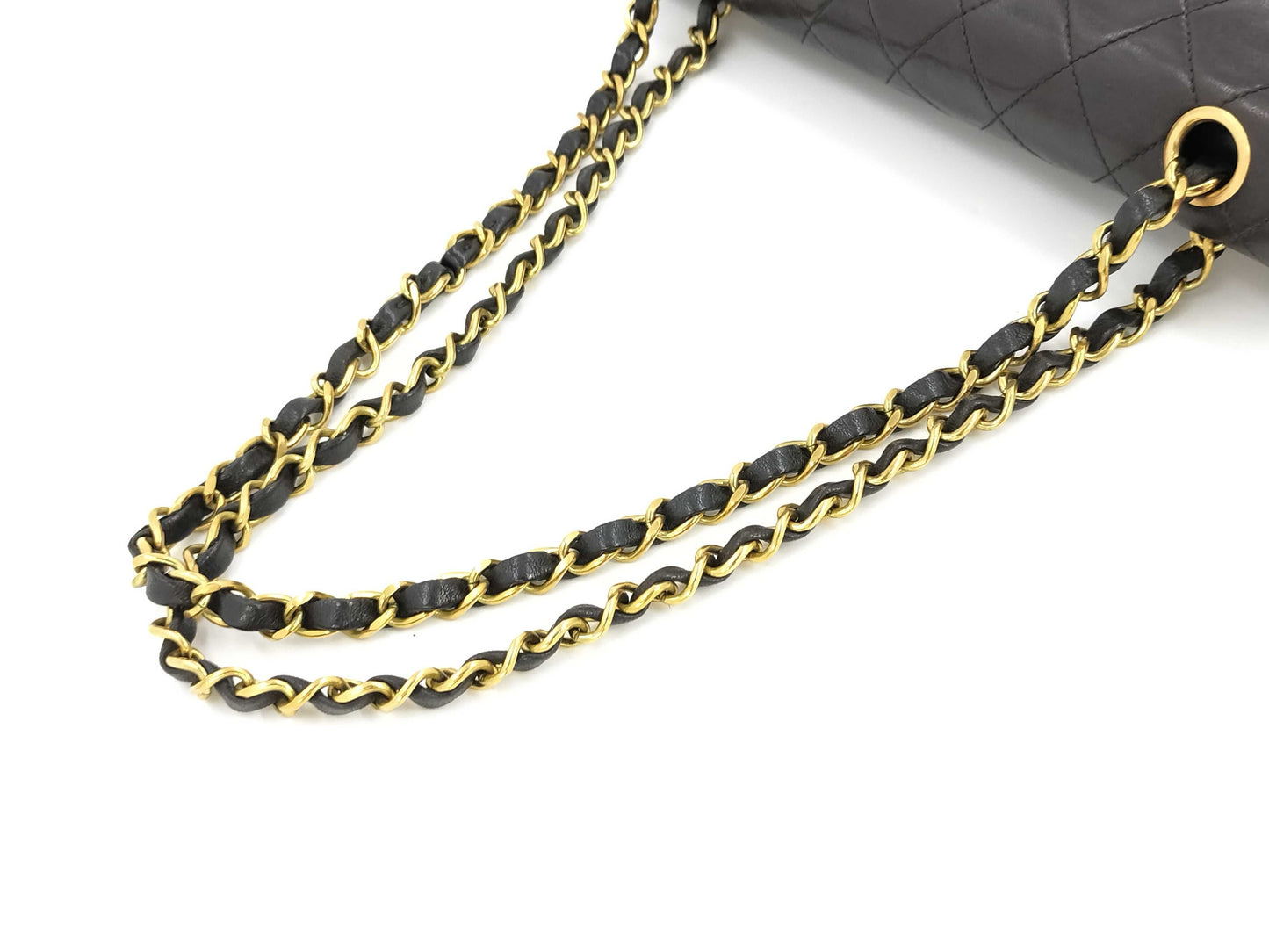CHANEL Lambskin Matelasse Chain Shoulder Bag