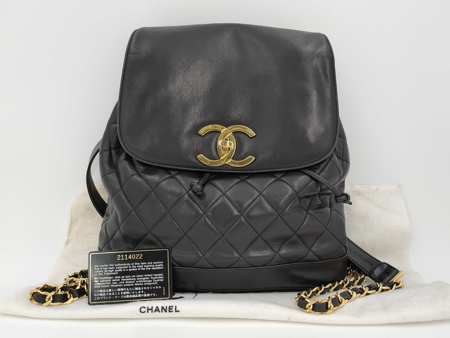 CHANEL Deca Coco Backpack Backpack