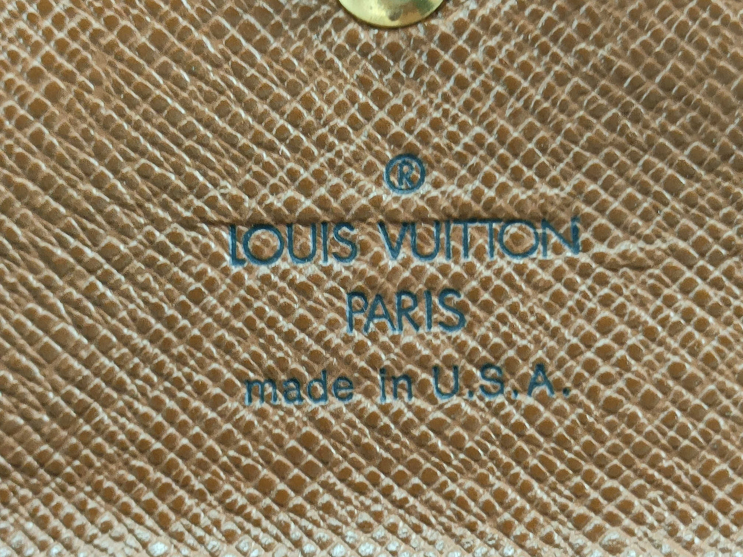 LOUIS VUITTON Monogram W-hook wallet