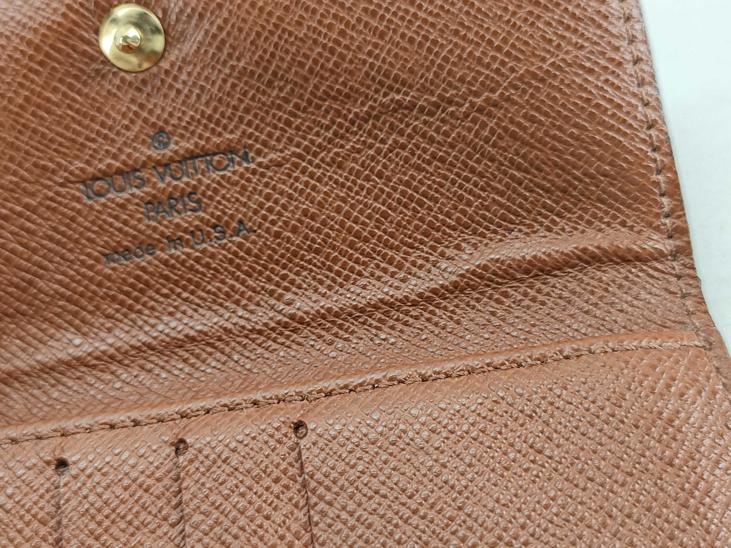 LOUIS VUITTON Monogram W-hook wallet