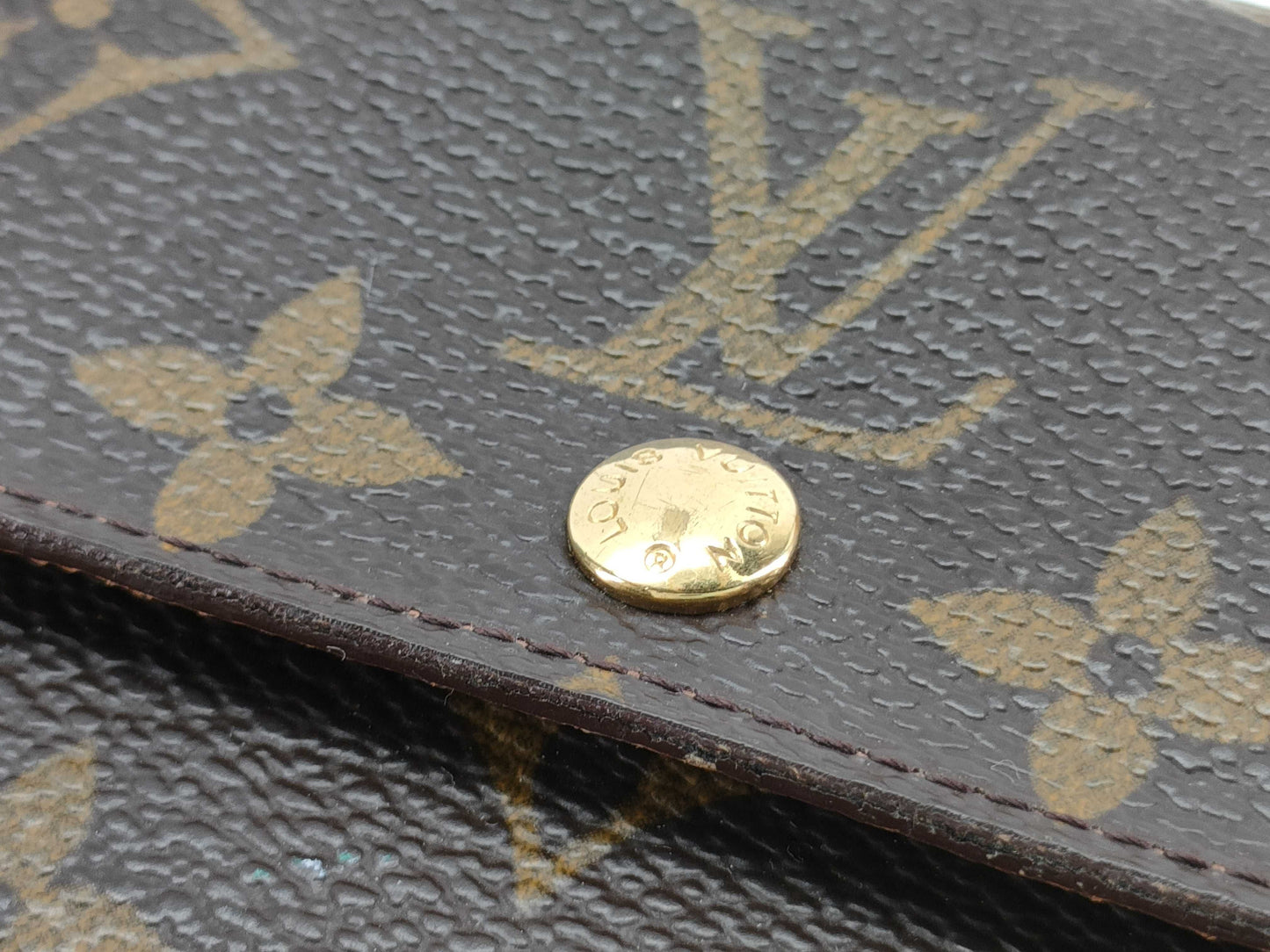 LOUIS VUITTON Monogram W-hook wallet