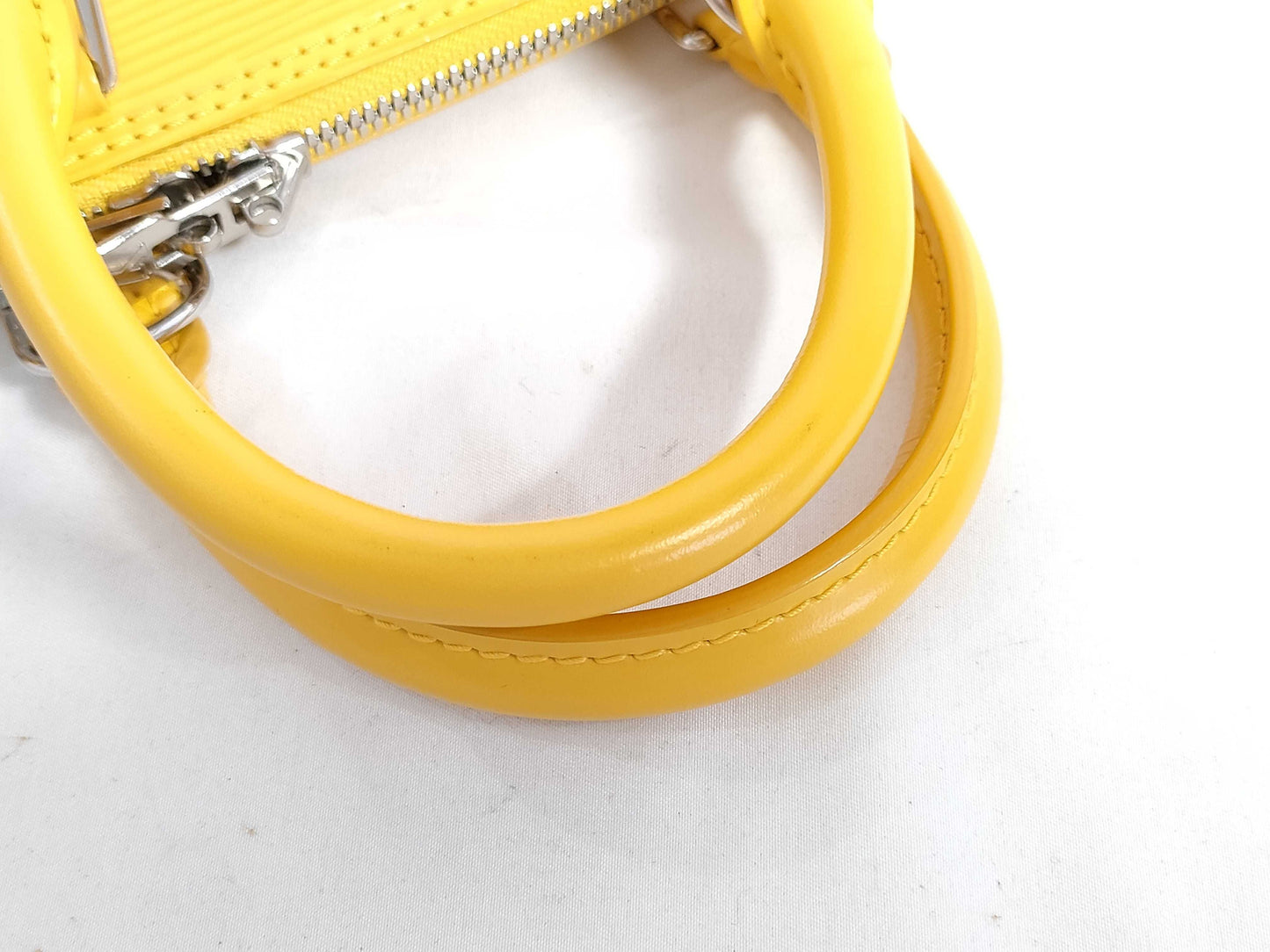 LOUIS VUITTON Alma BB Yellow Handbag