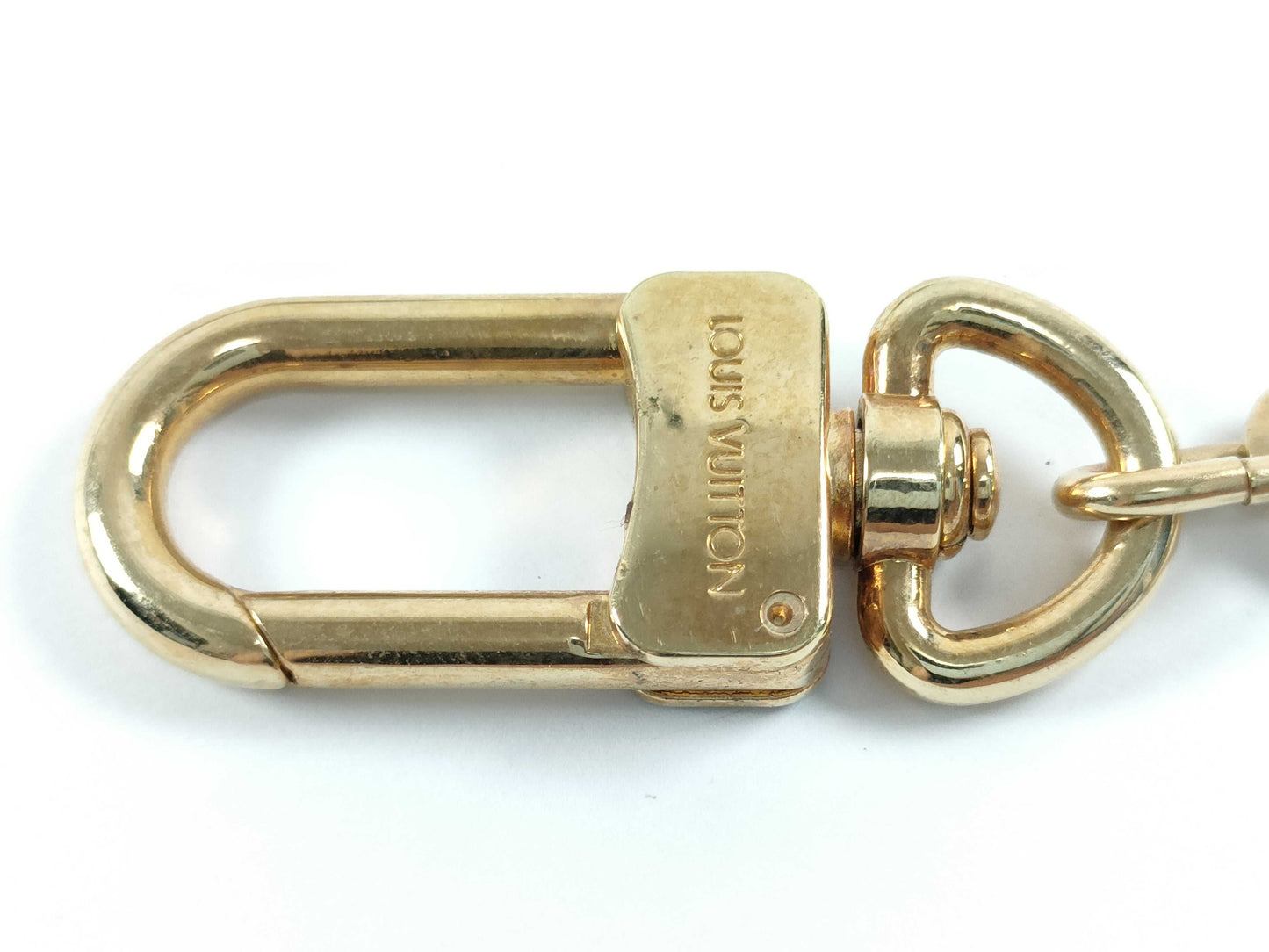 LOUIS VUITTON Anocre Key Ring Metal Gold M62694 Key Case/Key Holder