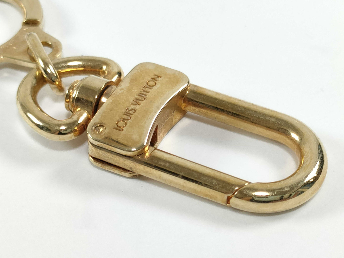 LOUIS VUITTON Anocre Key Ring Metal Gold M62694 Key Case/Key Holder